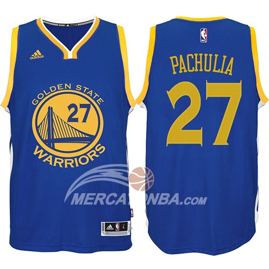 Maglia NBA Pachulia Golden State Warriors Blu